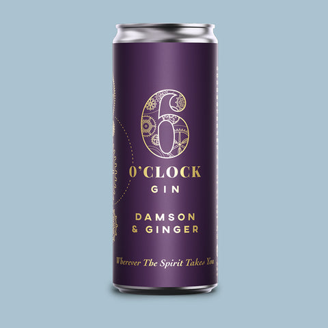 6 O'Clock Damson & Ginger GIn 250ml