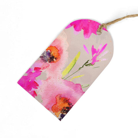 Orange Poppy Gift Tag