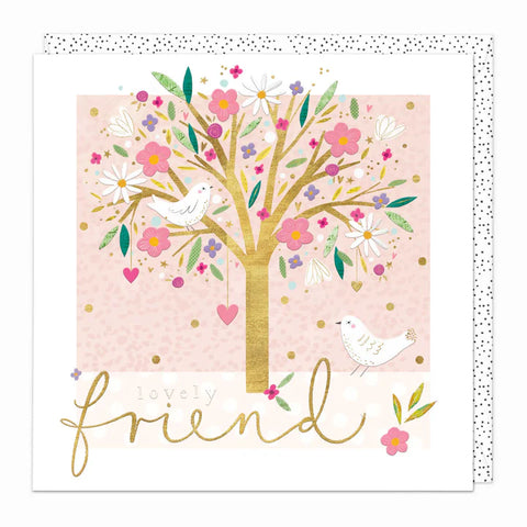 Birds in the Trees Lovely Friend Card