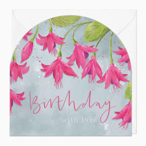 Fuchsia Birthday Card