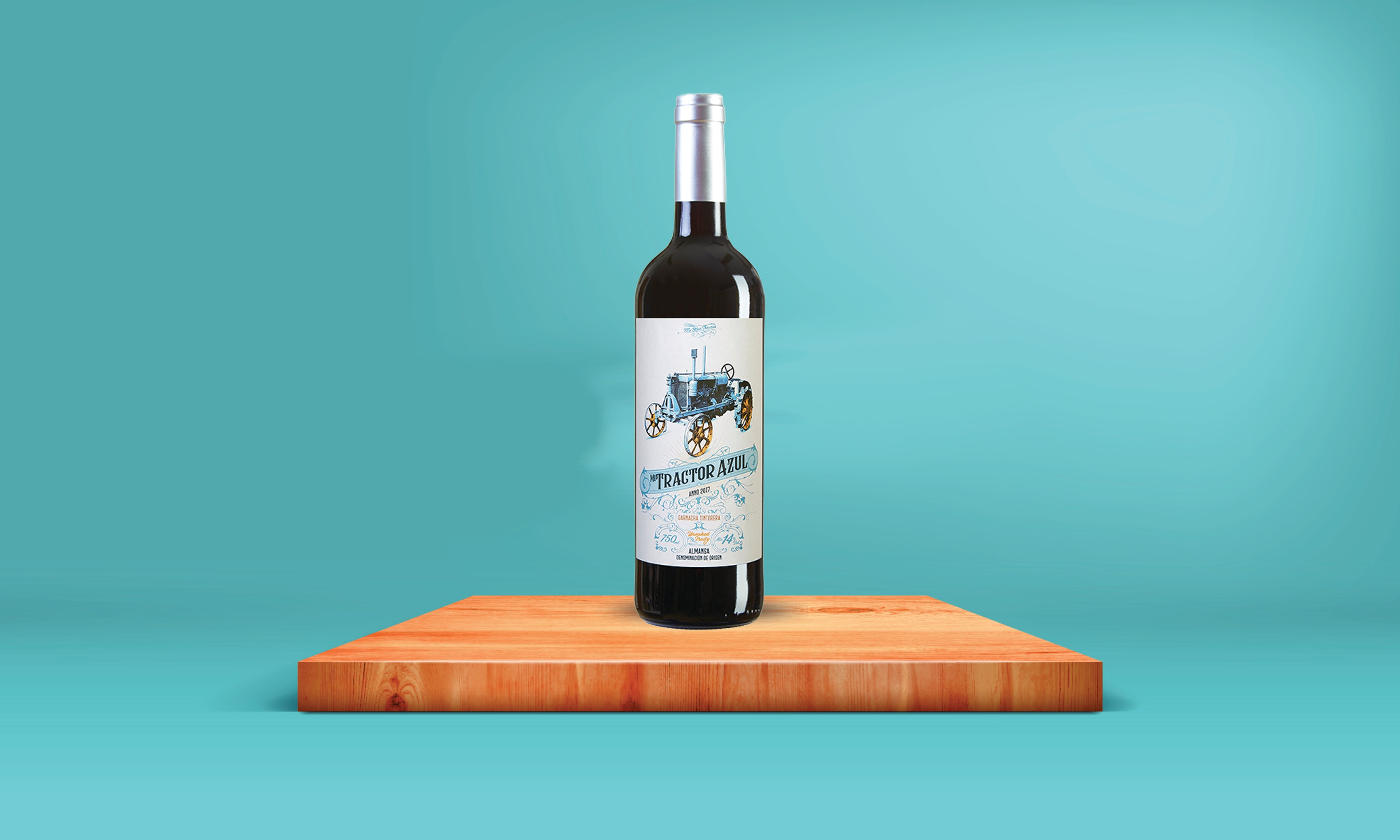 Mi Tractor Azul Garnacha
