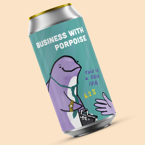 Pretty Decent Beer Co 'Business with Porpoise' DDH IPA 440ml