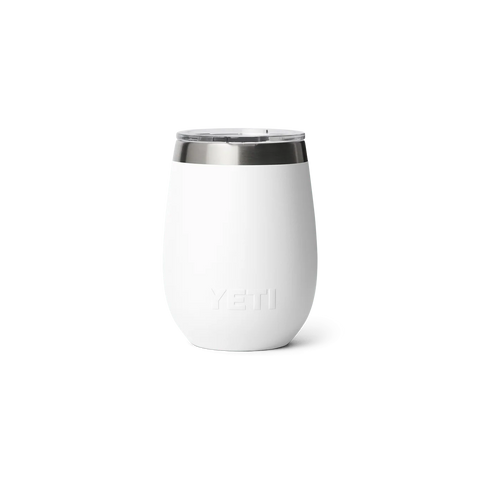 YETI Rambler 10oz Wine Tumbler with Durasip Ceramic Lining - White