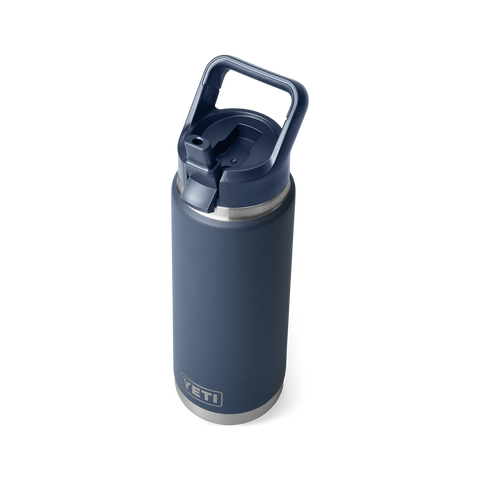 YETI Rambler 26oz Colour Straw Bottle - Navy