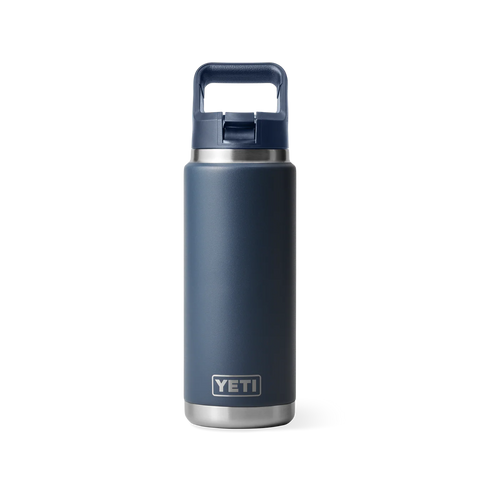 YETI Rambler 26oz Colour Straw Bottle - Navy