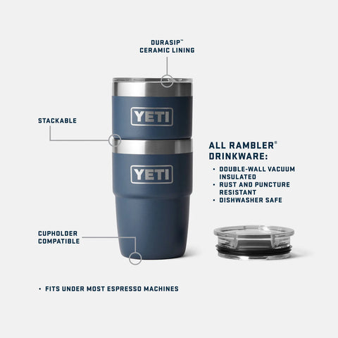 YETI Rambler 8oz Stackable Cup - King Crab