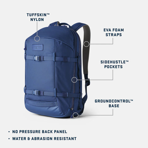 YETI Crossroads 27L Backpack - Black