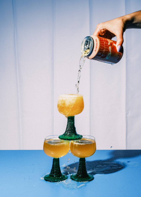 Peach & Blood Orange Prebiotic Soda - Living Things