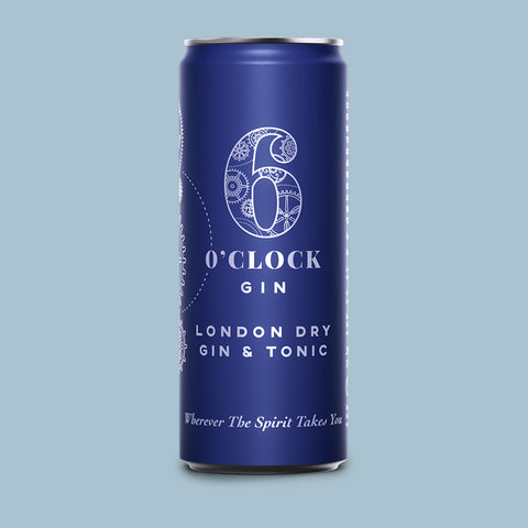 6 O'Clock London Dry Gin & Tonic 250ml