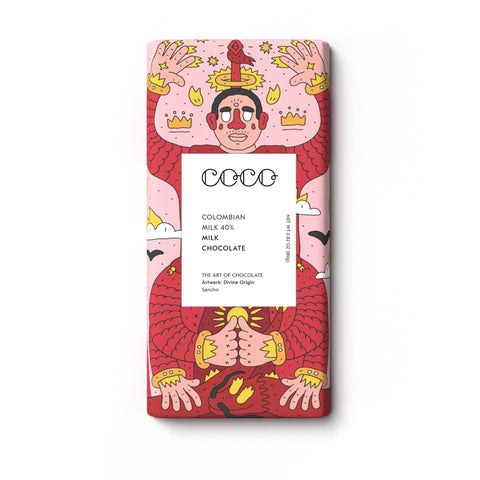 Colombian Milk 40% Chocolate Bar (Pack of 12)