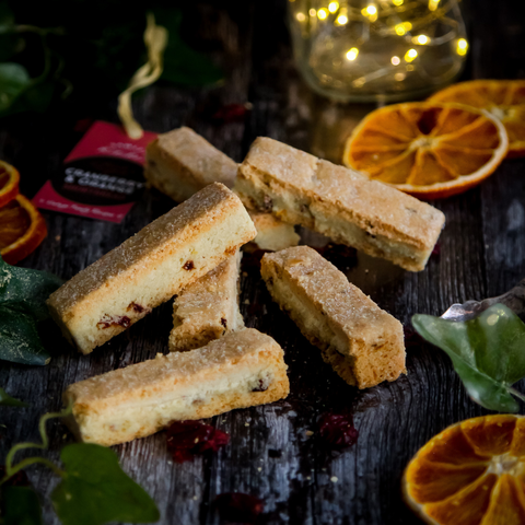 Cranberry & Orange Shortbread - Yorkshire Biscuits