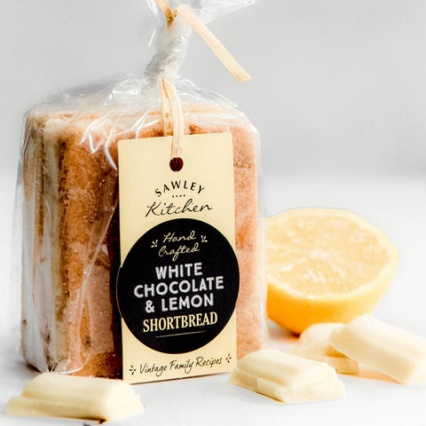 White Chocolate & Lemon Shortbread - Yorkshire Biscuits