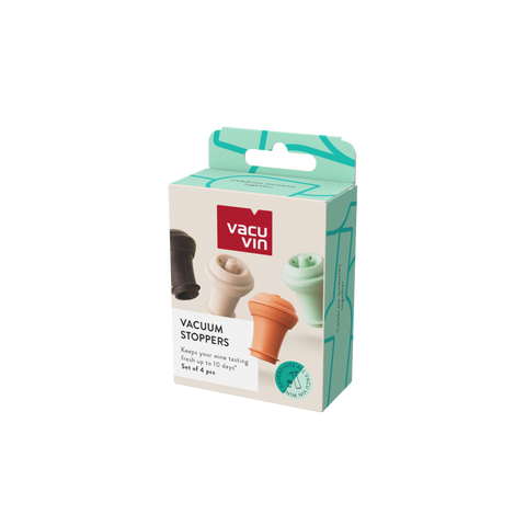 Vacu Vin Loop 4pc Wine Stopper Set
