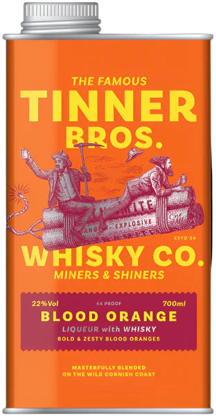 Tinner Bros Blood Orange Whisky Liqueur 70cl