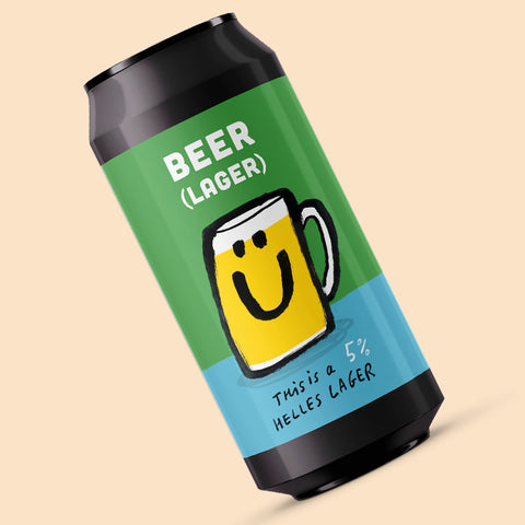 BEER (Lager) - A Helles Lager from Pretty Decent Beer Co.