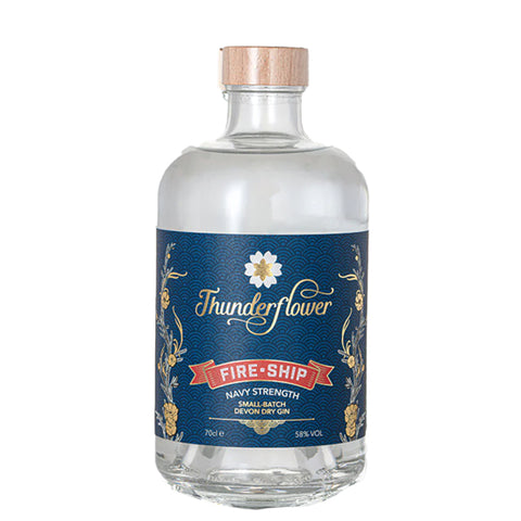 Thunderflower Fire Ship Navy Strength Gin 70cl