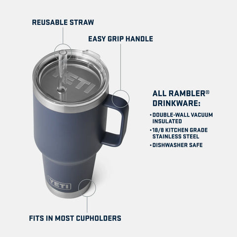YETI Rambler Straw Mug 35oz - King Crab