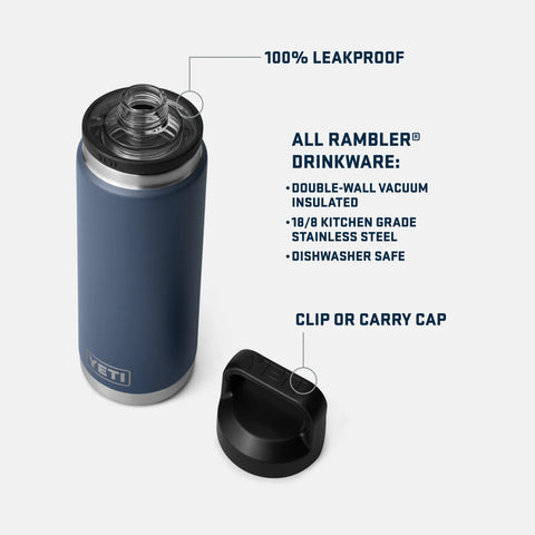 YETI Rambler 26oz with Chug Cap - Tropical Pink