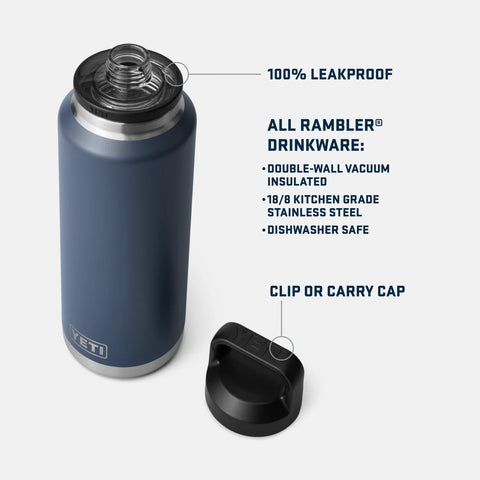 YETI Rambler 46oz Bottle with Chug Cap - Navy