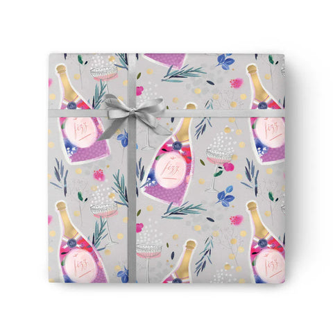 Cheri Champagne Wrapping Paper
