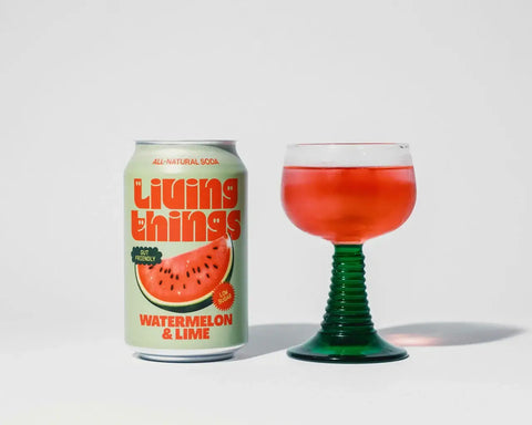 Watermelon & Lime Prebiotic Soda - Living Things