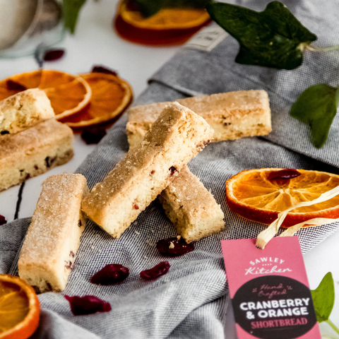 Cranberry & Orange Shortbread - Yorkshire Biscuits