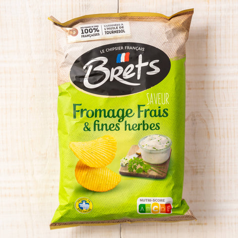 Brets Fromage frais and herbs crisps 125g