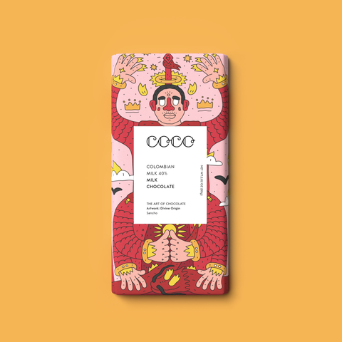 Colombian Milk 40% Chocolate Bar (Pack of 12)