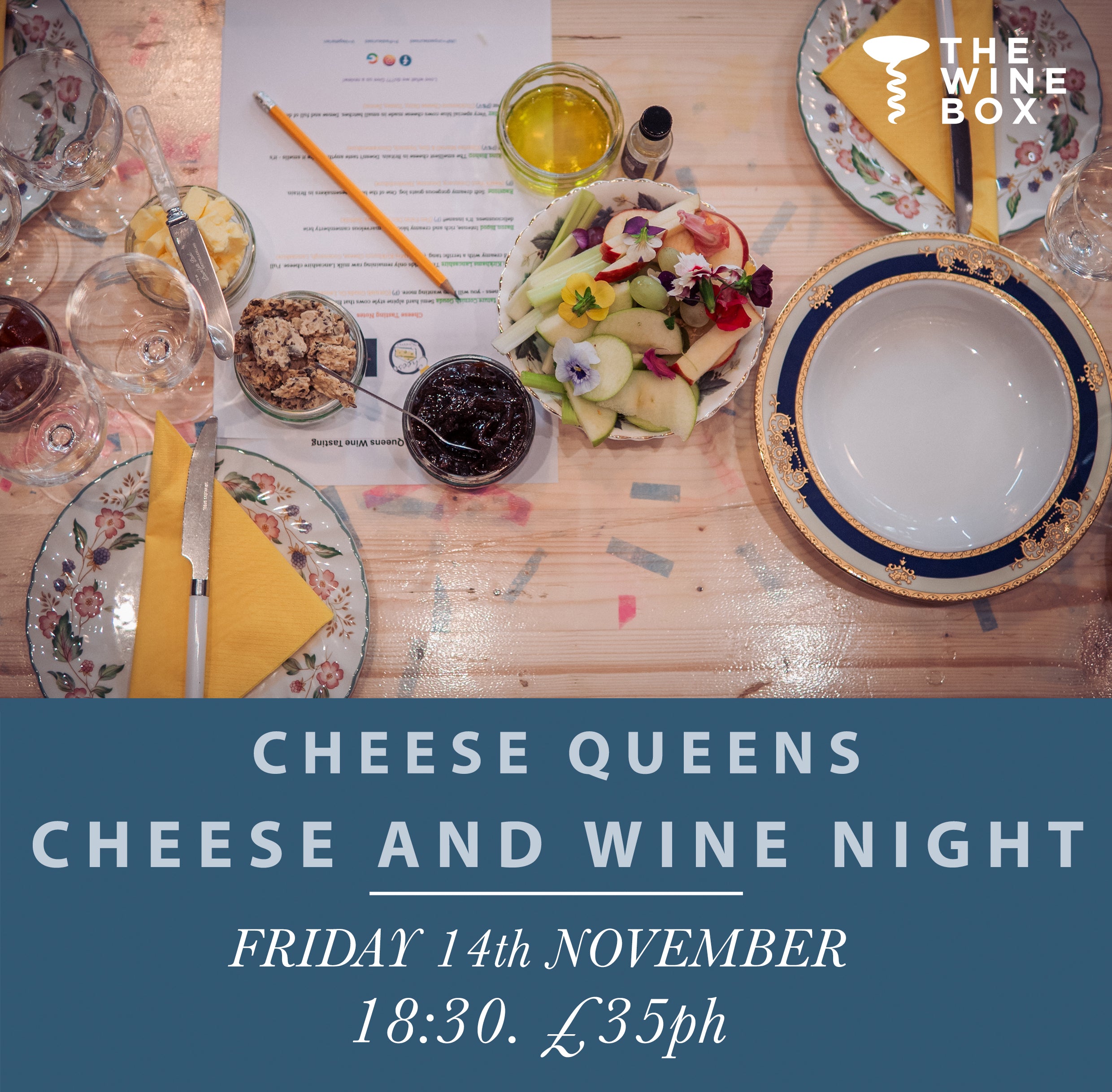 The Cheese Masterclass with the Cheese Queens: 14th November 18:30