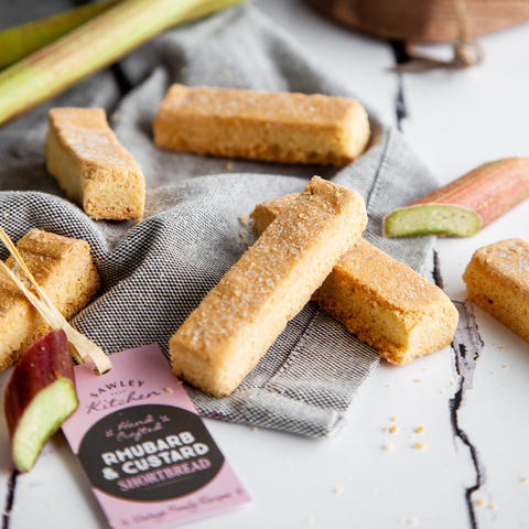 Rhubarb & Custard Shortbread - Yorkshire Biscuits