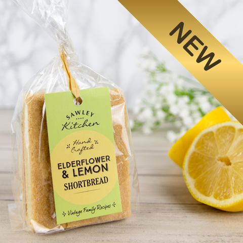 Elderflower and Lemon Shortbread - Yorkshire Biscuits