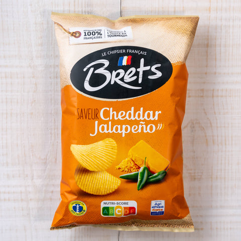 Brets Cheddar jalapeno crisps 125g