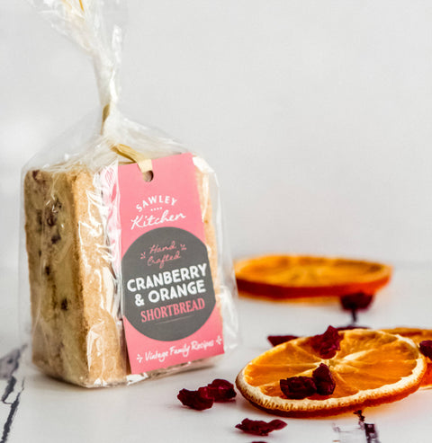 Cranberry & Orange Shortbread - Yorkshire Biscuits