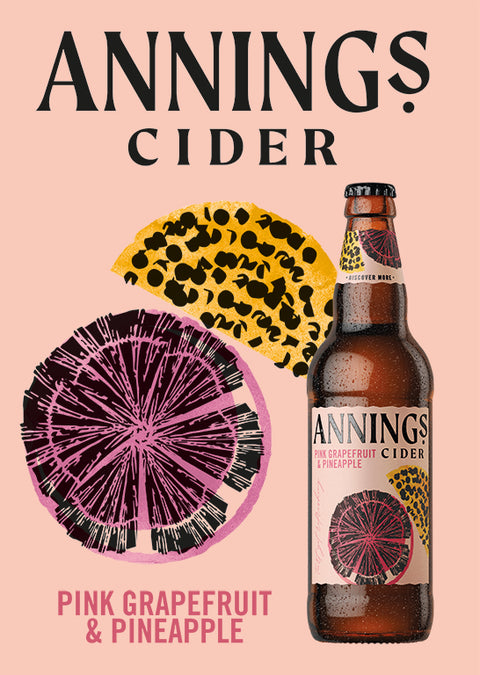 Annings Pink Grapefruit and Pineapple 4% 500ml