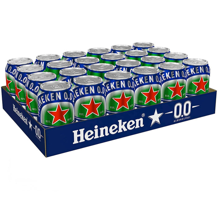 Heineken 0.0% Alcohol Free Beer 24 x 330