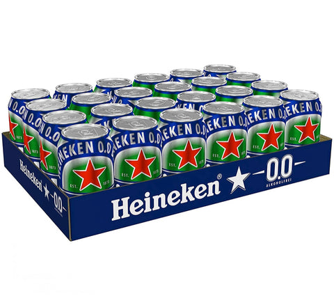 Heineken 0.0% Alcohol Free Beer 24 x 330